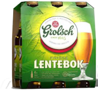 Grolsch lentebok - sixpack van 6 flesjes bier